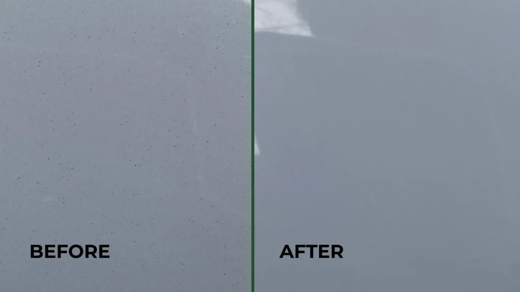 Paint Decontamination from Wash & Wax service